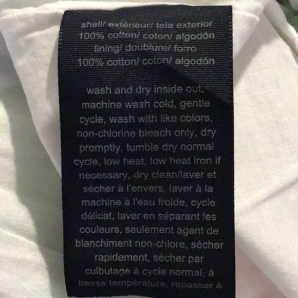 Tommy Hilfiger Blue Pinstripe Floral Print Waist Lace Up Ruffle Hem Midi Skirt - Picture 14 of 14